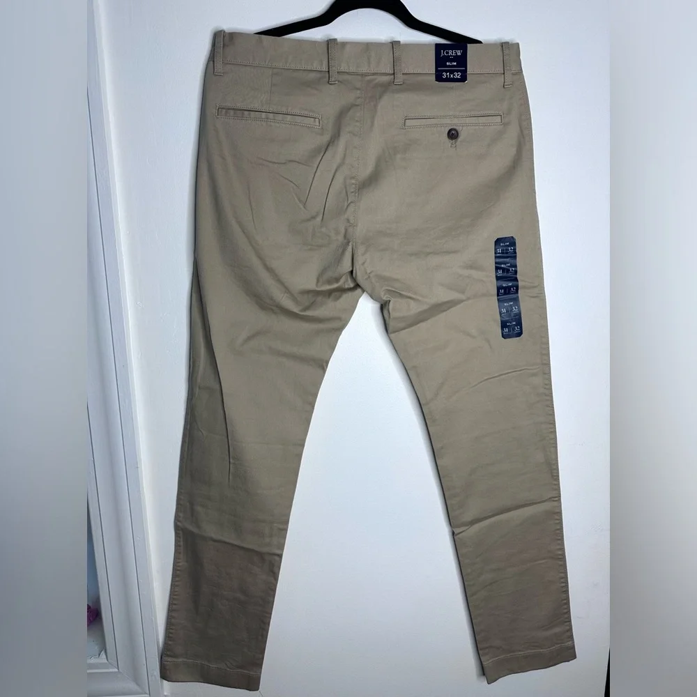 J.Crew Factory Slim-fit flex chino pant Size W31/L32 - Picture 3 of 10